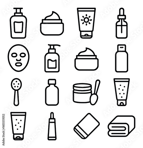 Icons representing community services: donation, healthcare, support programs