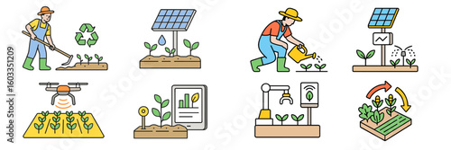 Innovative agriculture practices combining technology and sustainability for efficient crop management