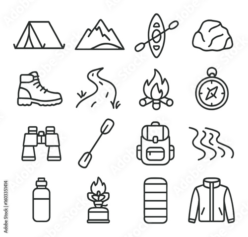 Inclusive gender symbols and diverse community icons collection