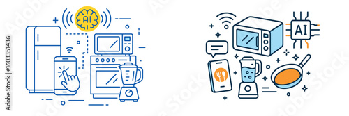 Smart kitchen technology enhances cooking efficiency using artificial intelligence for improved meal preparation