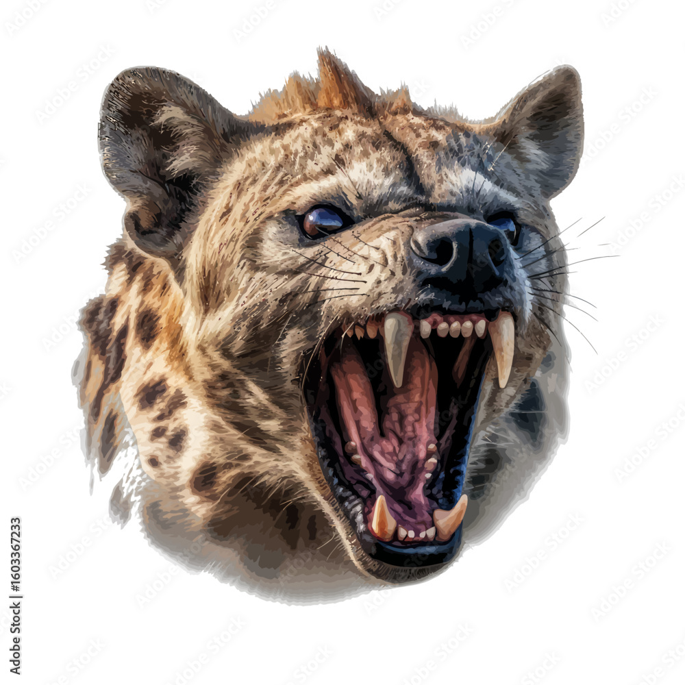 Obraz premium close up of a hyena