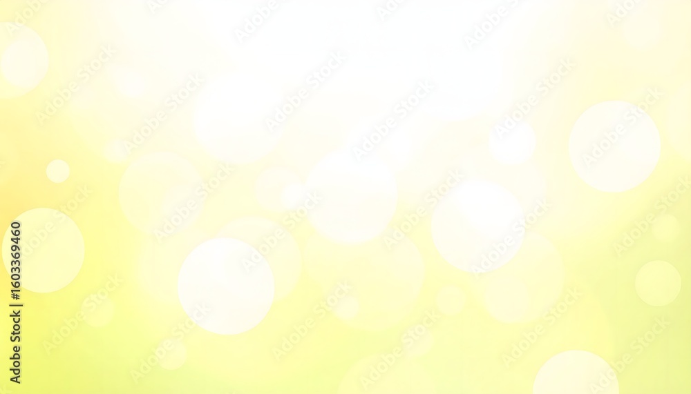 Naklejka premium Yellow gradient with soft light flares white
