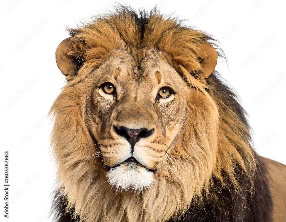 Obraz premium Close-up portrait of a lion