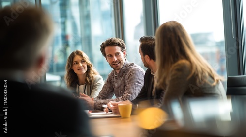 Business Team Meeting Collaboration Discussion