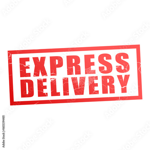 express delivery stamp sign