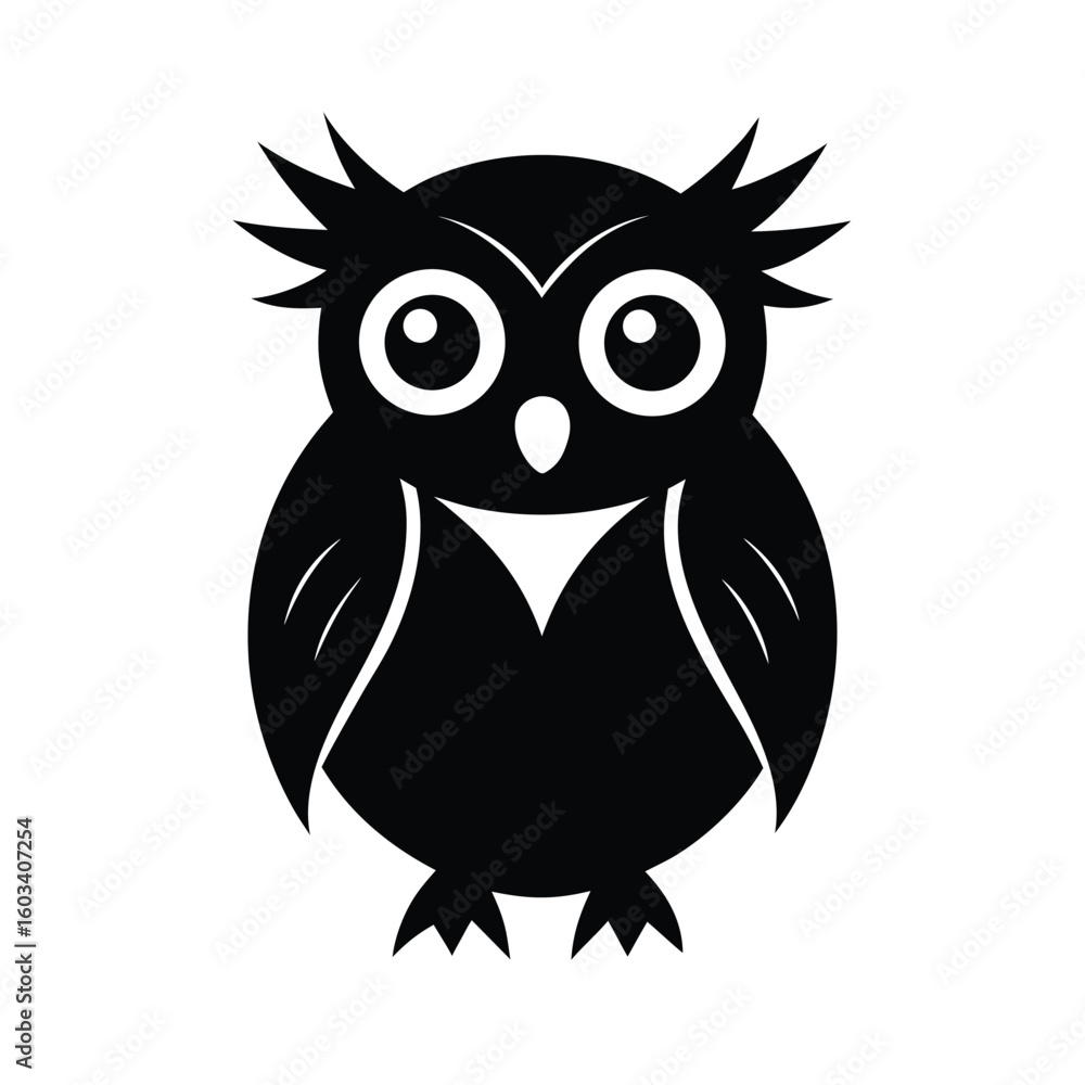 Fototapeta premium Black silhouette vector