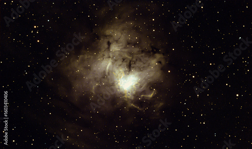 Fossil footprint nebula