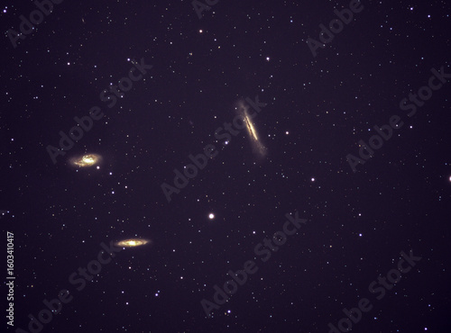 Hamburger Galaxy and accociated Galaxies