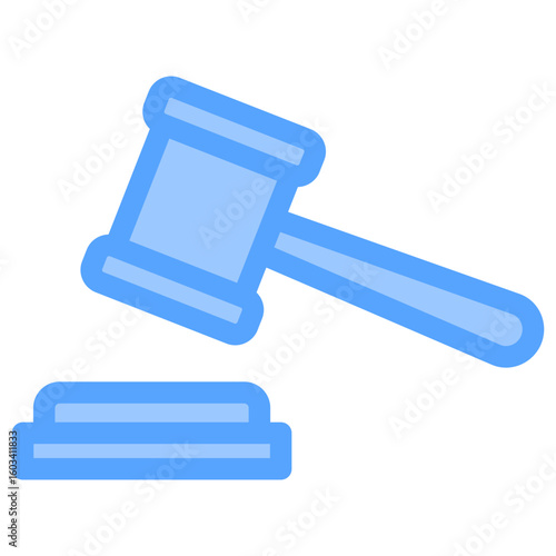Auction Blue Icon