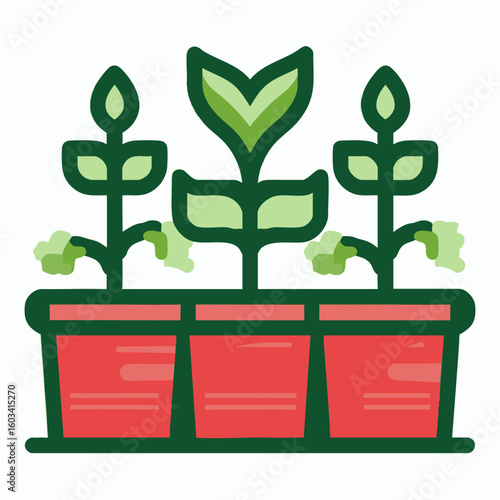 Variable containers garden