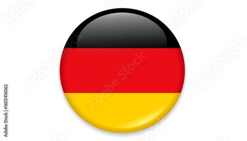Circular German flag