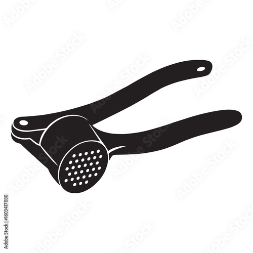 Garlic Press silhouette image with transparent background