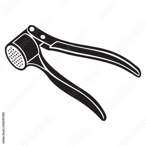Garlic Press silhouette image with transparent background