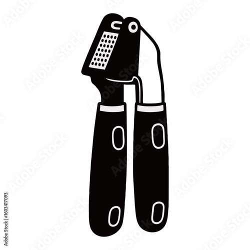 Garlic Press silhouette image with transparent background