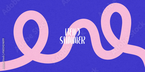 Creative concept of cover with modern abstract design with hand drawn wavy shapes and line pattern. Suit for poster, cover, banner, web