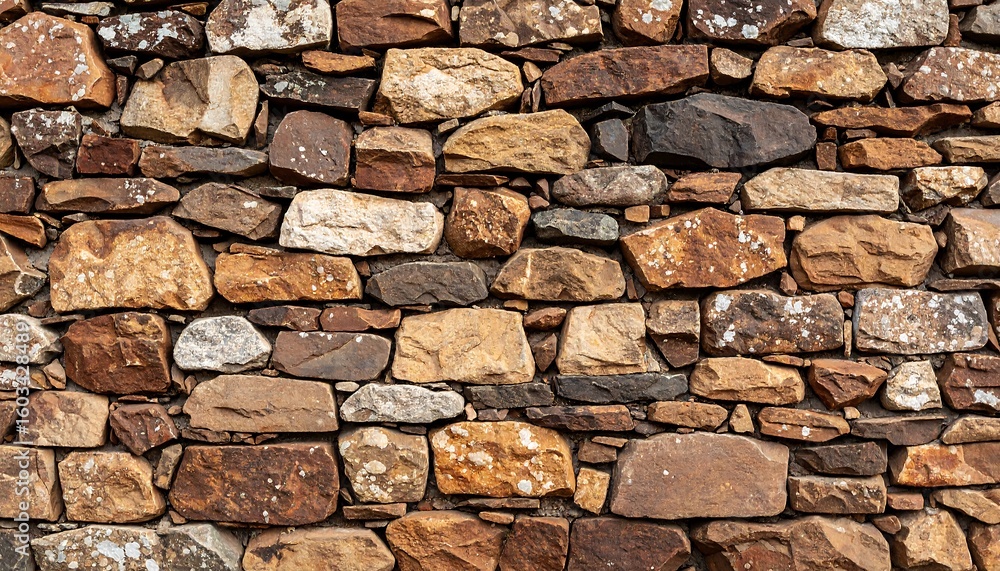Fototapeta premium Close-up view of a stone wall (2)