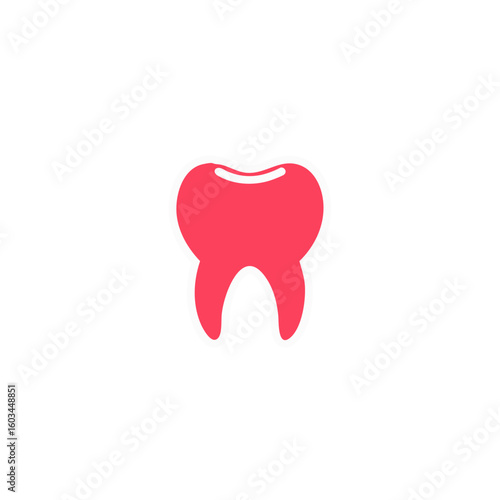 Tooth dental dentistry healthcare medical vector icon