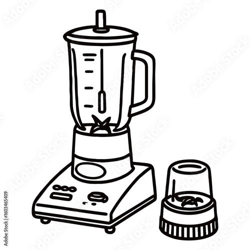 blender silhouette image with transparent background
