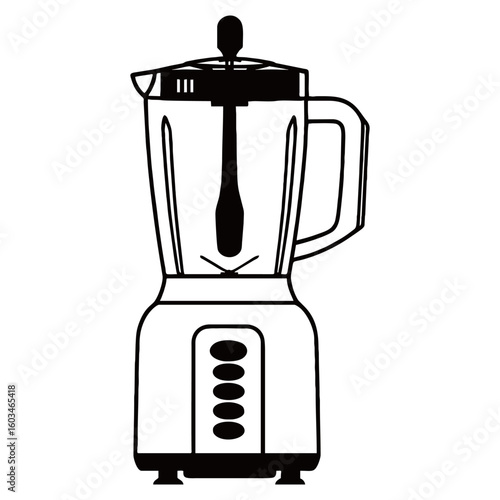 blender silhouette image with transparent background