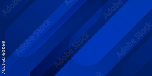 Abstract blue background with glowing geometric lines. Modern blue gradient square shape design. Futuristic technology concept. Suit for brochure, corporate, website, poster, banner, cover modern