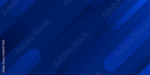 Abstract blue background with glowing geometric lines. Modern blue gradient square shape design. Futuristic technology concept. Suit for brochure, corporate, website, poster, banner, cover modern