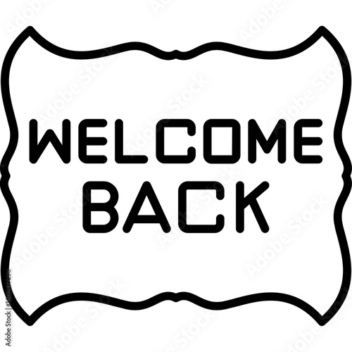 Welcome Back Icon