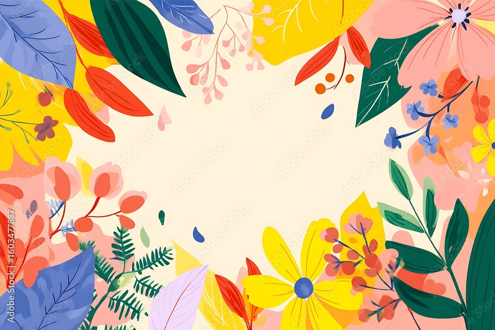 Fototapeta premium A Vibrant Autumnal Floral Display Bursting with Warm Hues and Natural Beauty Enhancing the Ambiance