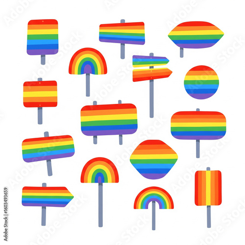 set of colorful icons