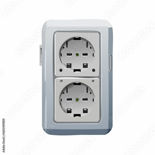 Wall plug adapter – Multi-port wall adapter with USB and AC sockets.
