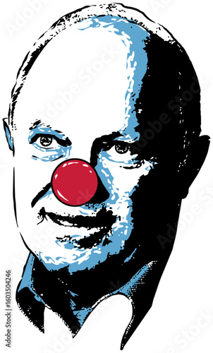 vector sketch illustration silhouette image design icon logo symbol thriller clown abstract modern for t-shirt screen printing image