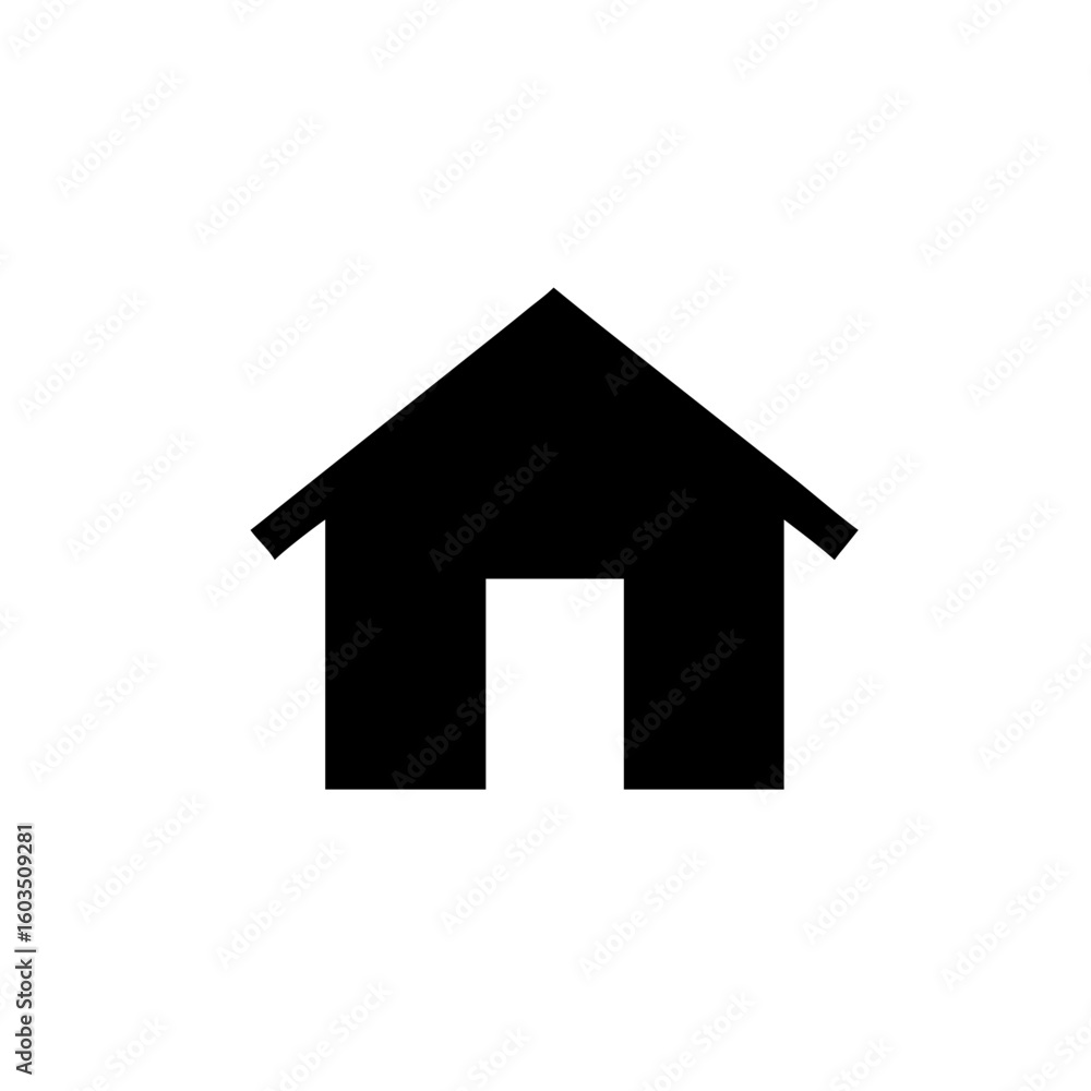 Simple home icon illustration for web design. Simple home icon illustration for web design.