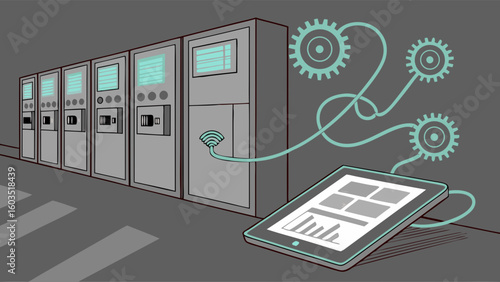 Connected Industrial Control Panels with Digital Interface.