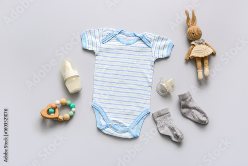 Baby bodysuit with accessor...