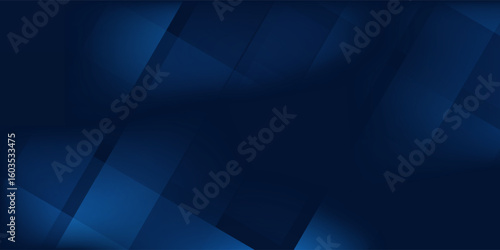 Modern dark navy blue silver abstract pattern background. Geometric shape. Line triangle vector abstract