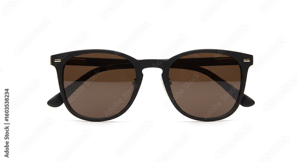 Stylish Black Sunglasses with Brown Lenses for Sun Protection and Style Stylish Black Sunglasses with Brown Lenses for Sun Protection and Style