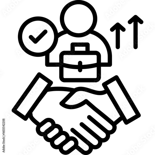 Succession Communication line icon
