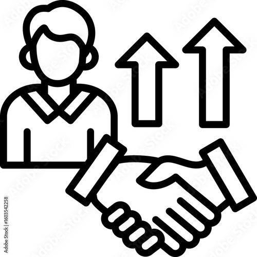 Succession Planning line icon