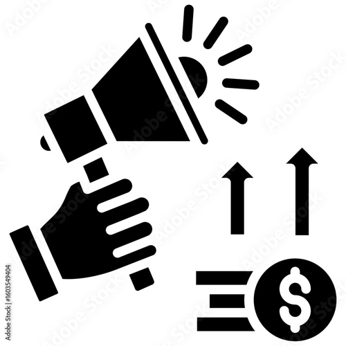 Internal Promotion glyph icon