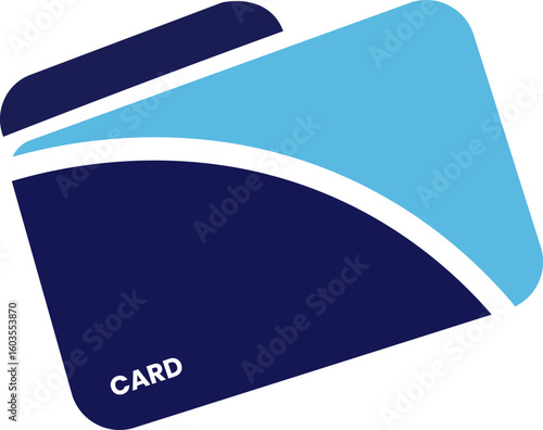 card icon vector design illustration. Debit , credit card icon