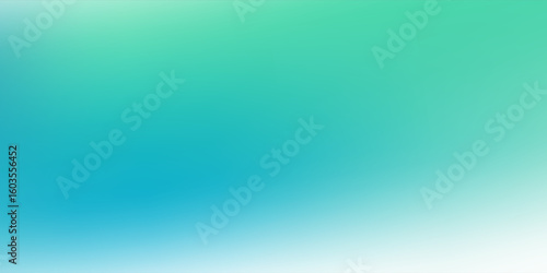 Cuadro en lienzo Amazing Blue Green Blur Gradient With Grainy Noise Texture