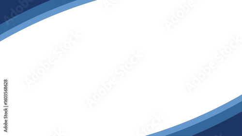 Modern blue corner design for presentations and flyers