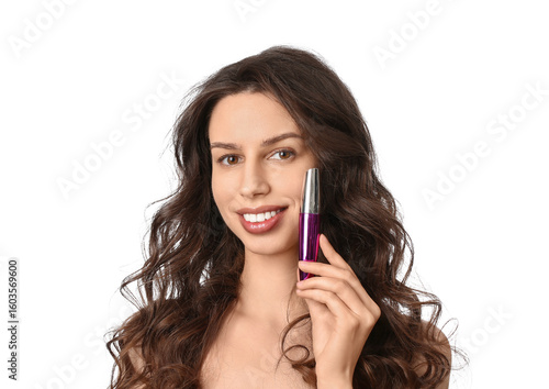 Beautiful young woman with ...