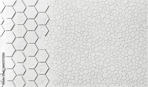 white abstract honeycomb ge...