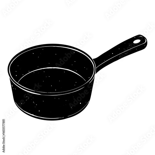 frying pan isolated on white background
