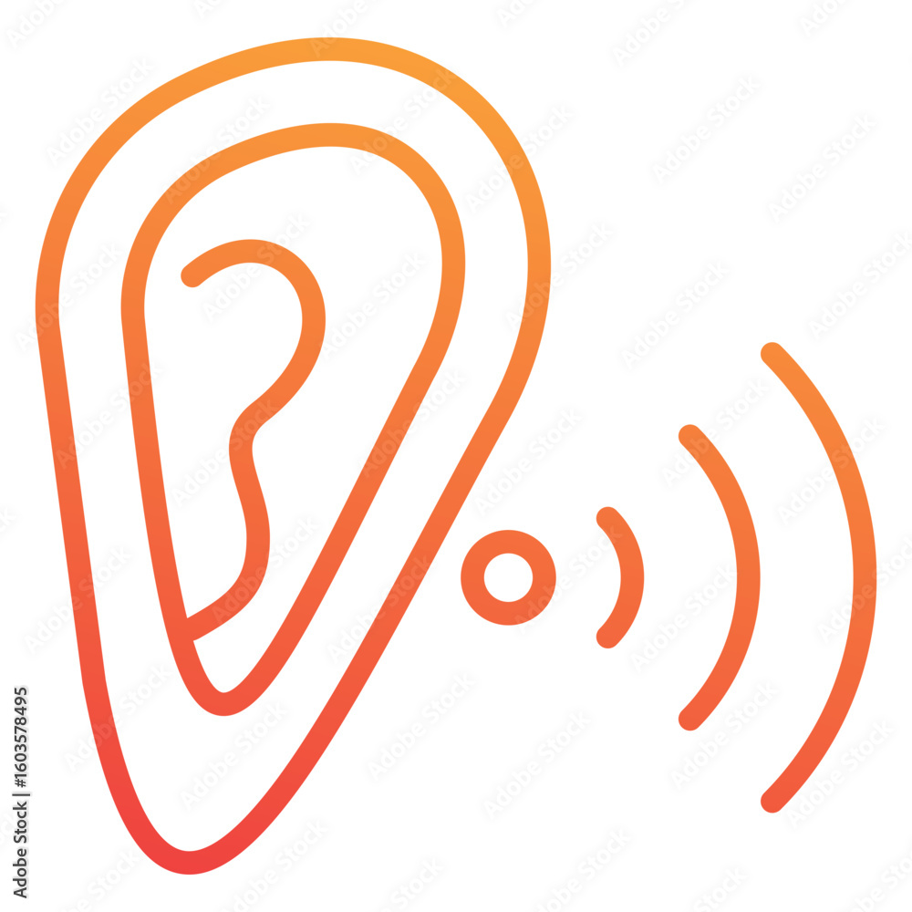 Fototapeta premium Listening Icon