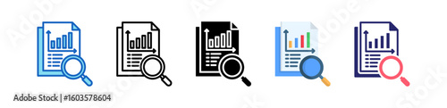 Research Multiple Style Icon Set Collection.  