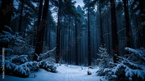 forest in winter