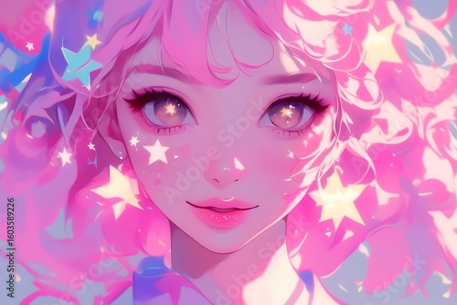 近未来的な女性キャラクター（デジタルアート・ファンタジー・異世界・壁紙）