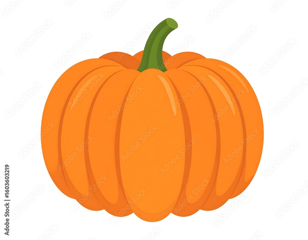 Obraz premium Cartoon pumpkin illustration