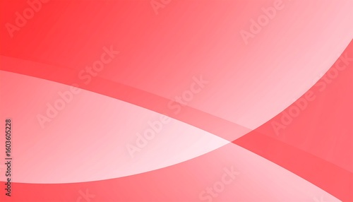 Abstract red and white gradient curves